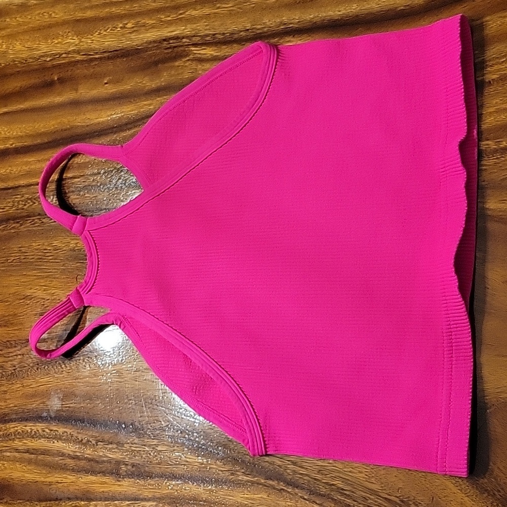 Free People Movement Happiness Runs Crop Tank Top Malibu Pink M/L NEW! - Picture 5 of 7